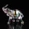 Crystal Charm Baby Elephant Figurine Cute Acrylic Mini Statue For Desk Home Decor 6