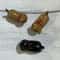 Whittle Charm Mini Wooden Cat Figurine HandCarved Natural Wood Animal Decor With Bell 3
