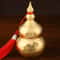 Golden Fortune Wu Lou Gourd Statue Feng Shui Brass Lucky Charm For Wealth Health Protection 3
