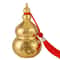Golden Fortune Wu Lou Gourd Statue Feng Shui Brass Lucky Charm For Wealth Health Protection 8