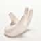 Elegant Hand Ceramic Air Plant Holder White Porcelain Tillandsia Stand For Desk Home Decor 2