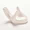 Elegant Hand Ceramic Air Plant Holder White Porcelain Tillandsia Stand For Desk Home Decor 5