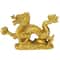 Imperial Fortune Golden Dragon Statue Chinese Zodiac Lucky Resin Figurine For Wealth Protection 2