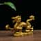 Imperial Fortune Golden Dragon Statue Chinese Zodiac Lucky Resin Figurine For Wealth Protection 0