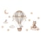 Dream Sky Balloon Animal Wall Stickers Cute Cartoon Nursery Decals For Kids Room Decor 3