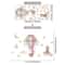 Dream Sky Balloon Animal Wall Stickers Cute Cartoon Nursery Decals For Kids Room Decor 9