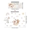 Dream Sky Balloon Animal Wall Stickers Cute Cartoon Nursery Decals For Kids Room Decor 14