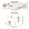 Dream Sky Balloon Animal Wall Stickers Cute Cartoon Nursery Decals For Kids Room Decor 15