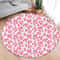 Chic Safari Leopard Print Round Rug Soft Flannel Animal Pattern Carpet For Stylish Home Decor 1