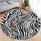 Chic Safari Leopard Print Round Rug Soft Flannel Animal Pattern Carpet For Stylish Home Decor 9