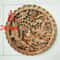 HandCarved Camphor Wood Dragon Phoenix Wall Art 3D Traditional Chinese Decorative Panel With Natu 1
