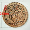HandCarved Camphor Wood Dragon Phoenix Wall Art 3D Traditional Chinese Decorative Panel With Natu 1