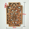 HandCarved Camphor Wood Dragon Phoenix Wall Art 3D Traditional Chinese Decorative Panel With Natu 21