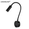 Modern LED Gooseneck Wall Reading Lamp Flexible Clamp Sconce Light With Switch For Bedside Use 6