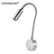 Modern LED Gooseneck Wall Reading Lamp Flexible Clamp Sconce Light With Switch For Bedside Use 7