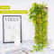 Lush Artificial Ivy Vine Wall Hanging Realistic Rattan Leaf Garland For Indoor Outdoor Decor 7