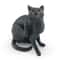 Cute Realistic Lying Cat Figurine Mini Simulation Pet Ornament For Desk Car Decor 9