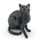 Cute Realistic Lying Cat Figurine Mini Simulation Pet Ornament For Desk Car Decor 9