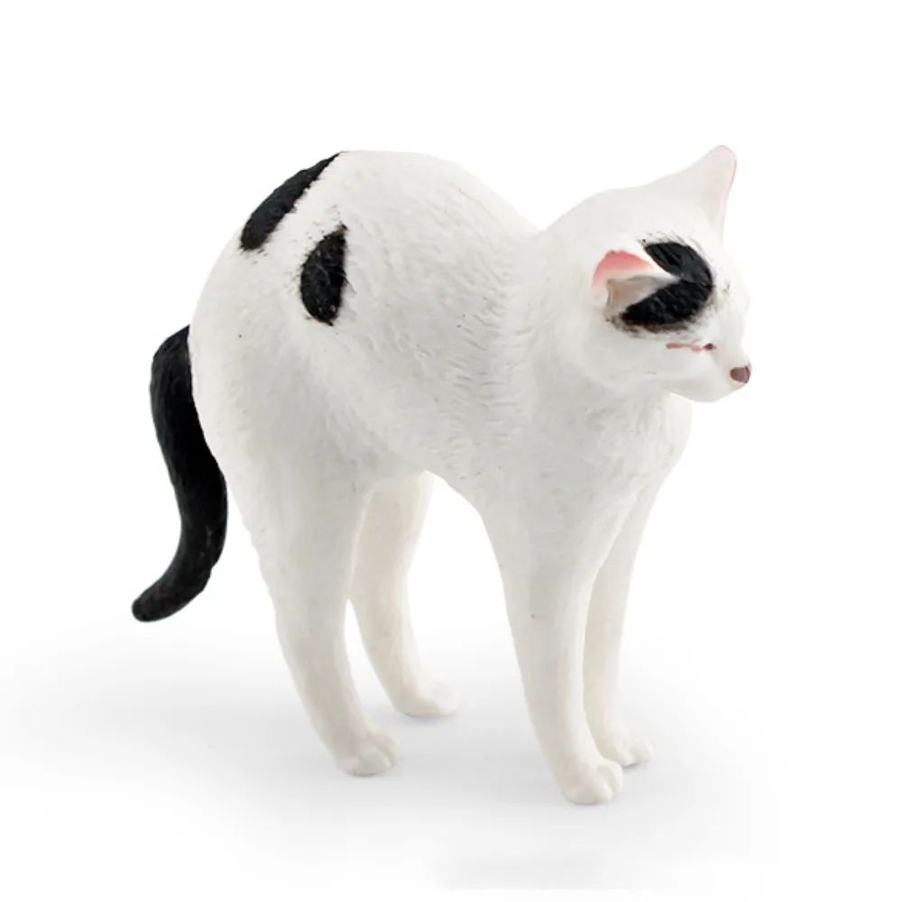 Cute Realistic Lying Cat Figurine Mini Simulation Pet Ornament For Desk Car Decor 13