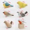 Handmade Wooden Bird Figurine Nordic Style HandCarved Basswood Bird Decor Gift 3