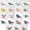 Handmade Wooden Bird Figurine Nordic Style HandCarved Basswood Bird Decor Gift 0