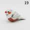 Handmade Wooden Bird Figurine Nordic Style HandCarved Basswood Bird Decor Gift 24