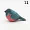 Handmade Wooden Bird Figurine Nordic Style HandCarved Basswood Bird Decor Gift 16