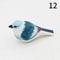 Handmade Wooden Bird Figurine Nordic Style HandCarved Basswood Bird Decor Gift 17
