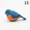 Handmade Wooden Bird Figurine Nordic Style HandCarved Basswood Bird Decor Gift 18