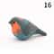 Handmade Wooden Bird Figurine Nordic Style HandCarved Basswood Bird Decor Gift 21