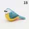 Handmade Wooden Bird Figurine Nordic Style HandCarved Basswood Bird Decor Gift 23