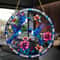 Cute Acrylic Bird Flower Hanging Pendant 2D Flat Cartoon Ornament For Car Window Gift Decor 13