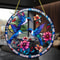 Cute Acrylic Bird Flower Hanging Pendant 2D Flat Cartoon Ornament For Car Window Gift Decor 13
