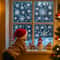 Christmas Snowflake Window Stickers Festive White PVC Glass Decals For Holiday Home Decor 2