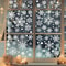 Christmas Snowflake Window Stickers Festive White PVC Glass Decals For Holiday Home Decor 3