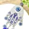 Evil Eye Hamsa Hand Wind Chime Wall Decor Geometric Metal Hanging Ornament For Protection Meditat 1