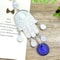 Evil Eye Hamsa Hand Wind Chime Wall Decor Geometric Metal Hanging Ornament For Protection Meditat 4