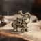 Auspicious Brass Elephant Figurine Mini Copper Elephant Decor For Wealth Good Luck 5