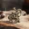 Auspicious Brass Elephant Figurine Mini Copper Elephant Decor For Wealth Good Luck 6