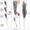 Large Artificial Pampas Grass Decor 47in Tall Fluffy Faux Boho Stems For Elegant Home Styling 5
