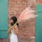 Large Artificial Pampas Grass Decor 47in Tall Fluffy Faux Boho Stems For Elegant Home Styling 10
