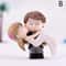Mini Lovers Couple Garden Figurine Set Cute Chair Animal Miniatures For Fairy Garden Terrarium De 9