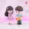 Mini Lovers Couple Garden Figurine Set Cute Chair Animal Miniatures For Fairy Garden Terrarium De 12