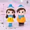 Mini Lovers Couple Garden Figurine Set Cute Chair Animal Miniatures For Fairy Garden Terrarium De 27