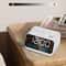 Smart LED Digital Alarm Clock With FM Radio Voice Control Desktop Clock With Temperature Humidity 2