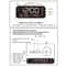 Smart LED Digital Alarm Clock With FM Radio Voice Control Desktop Clock With Temperature Humidity 5