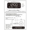Smart LED Digital Alarm Clock With FM Radio Voice Control Desktop Clock With Temperature Humidity 5