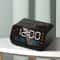 Smart LED Digital Alarm Clock With FM Radio Voice Control Desktop Clock With Temperature Humidity 0