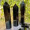 Natural Obsidian Crystal Point Tower Hexagonal Healing Wand For Feng Shui Energy Decor 0