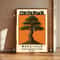 Okinawa Serenity Canvas Poster Japanese Retro Japandi Tree Art Print For Modern Home Decor 15
